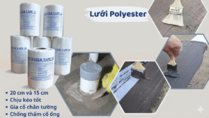 lưới chống nứt Polyester 20cm